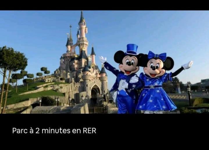 Sweet Appartement Disneyland Paris Parking 300M Station Val D'Europe 쉐시 외부 사진